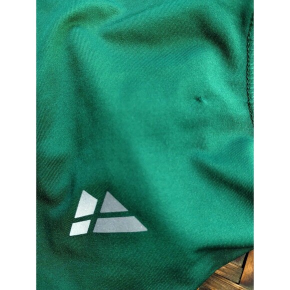 Danish Endurance Cycling Top Men's L Quarter Zip Mock Neck Short Sleeve Green - Picture 5 of 11